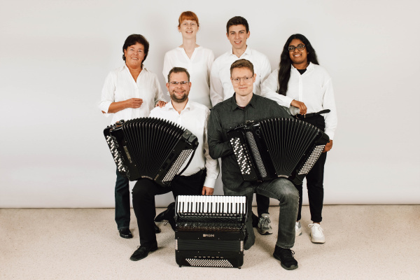 Das Akkordeon-Ensemble D`accord Foto: Annette Grahl