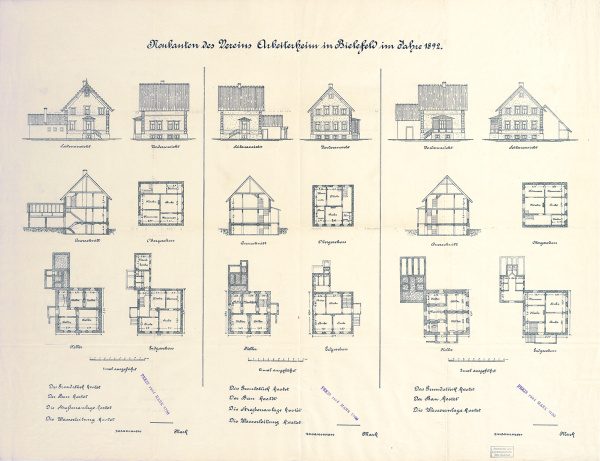 Modelle des Verein Arbeiterheim