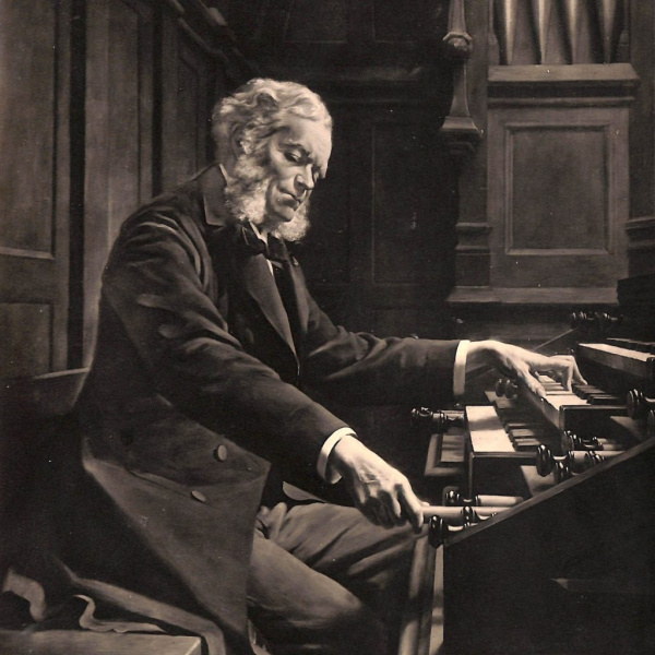 César Franck an der Orgel in Ste. Clothilde