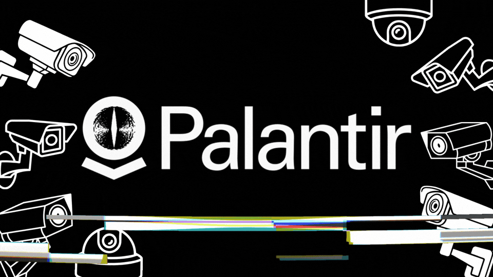 Palantir mit Glitcheffekt